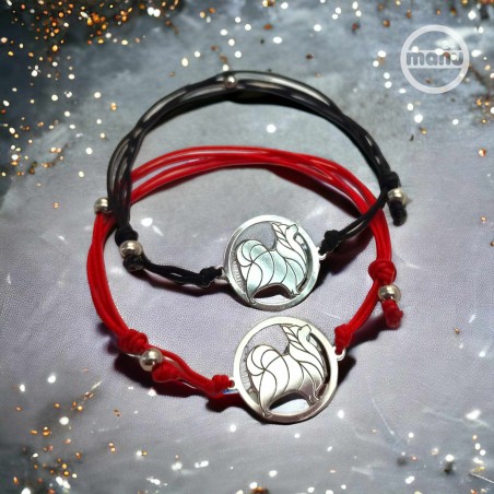 Bransoletka sznurkowa Papillon w okręgu