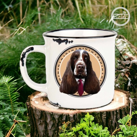 kubek z psem springer spaniel