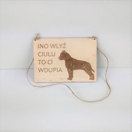 Tabliczka INO Amstaff