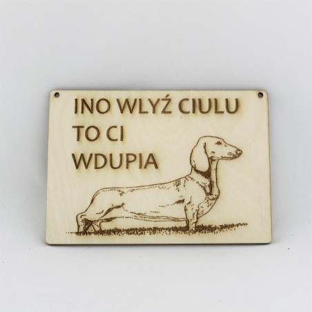 Tabliczka INO jamnik