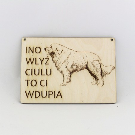 Tabliczka INO polski owczarek podhalański