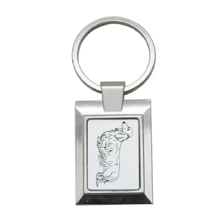 Brelok jamnik długowłosy