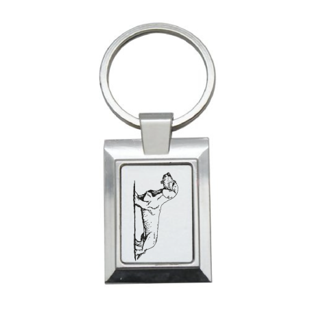 Brelok jamnik szorstkowłosy