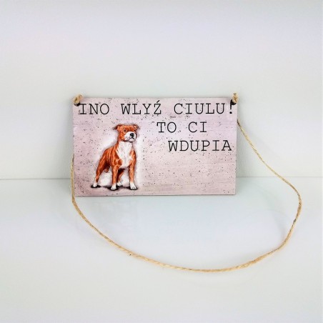 Tabliczka INO Staffik brąz