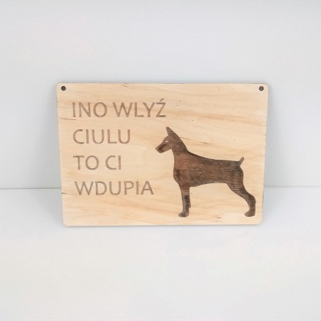 Tabliczka INO Doberman