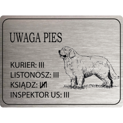 Tabliczka Uwaga Pies...