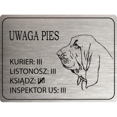 Tabliczka Uwaga Pies...