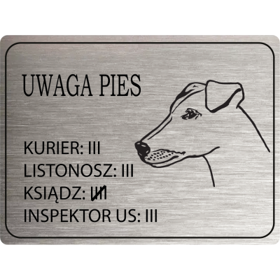 Tabliczka Uwaga pies...