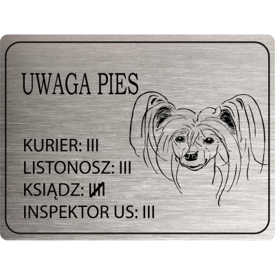 Tabliczka Uwaga pies...