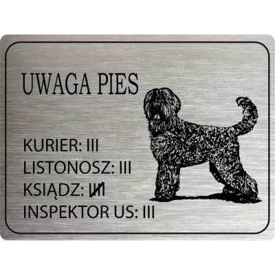 Tabliczka Uwaga pies...