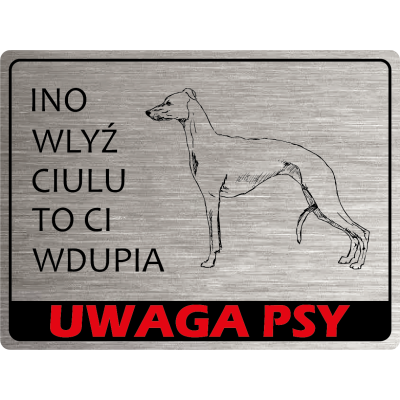 Tabliczka INO Whippet