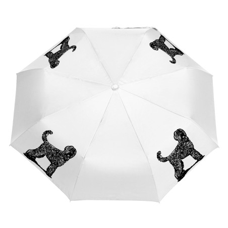 Parasol z Psami Parasolka Terrier rosyjski Składana, Lekka, Wiatroodporna