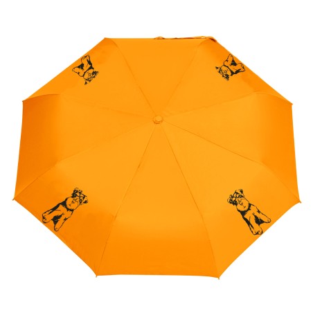 Parasol z Psami Parasolka Sznaucer Składana, Lekka, Wiatroodporna