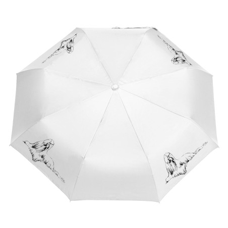 Parasol z Psami Parasolka Shih tzu Składana, Lekka, Wiatroodporna