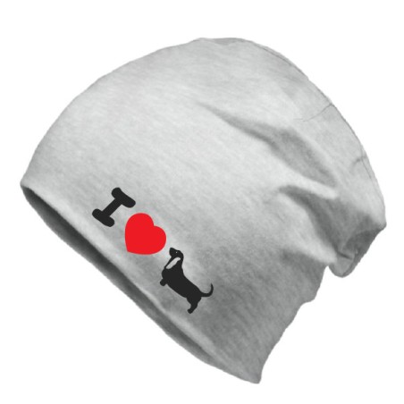 Czapka jesienna zimowa z psem Basset ciepła czapka unisex prezent dla miłośnika psów