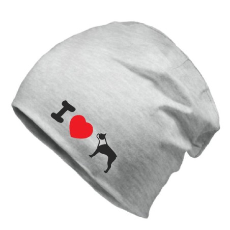 Czapka jesienna zimowa z psem Boston Terrier ciepła czapka unisex prezent dla miłośnika psów