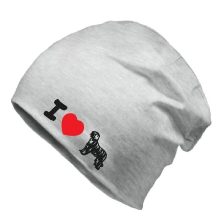 Czapka jesienna zimowa z psem Briard ciepła czapka unisex prezent dla miłośnika psów