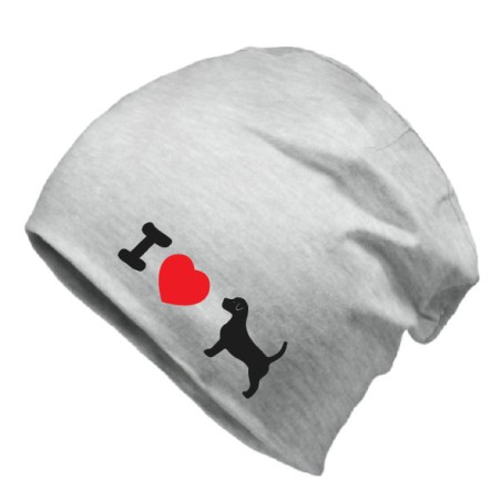 Czapka jesienna zimowa z psem Jack Russel terrier ciepła czapka unisex prezent dla miłośnika psów