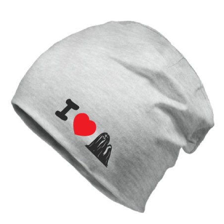 Czapka jesienna zimowa z psem Maltańczyk ciepła czapka unisex prezent dla miłośnika psów