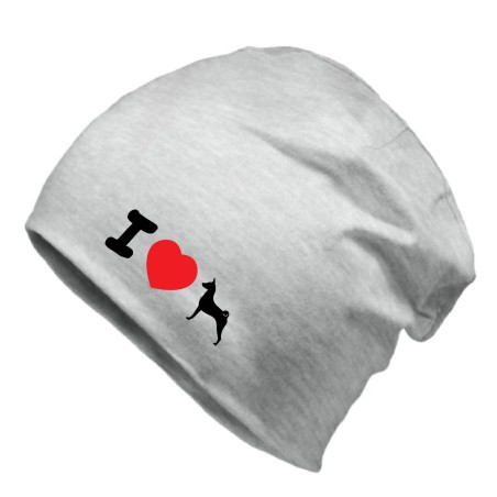 Czapka jesienna zimowa z psem Basenji ciepła czapka unisex prezent dla miłośnika psów