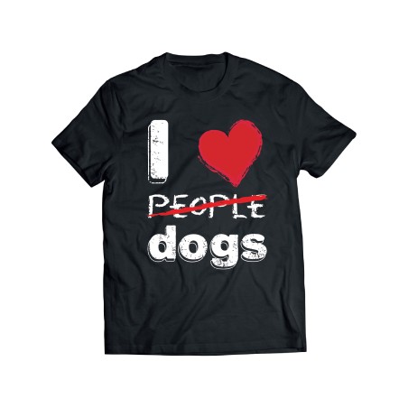 🐾 KOSZULKA I LOVE PEOPLE – 100% BAWEŁNA | DAMSKA