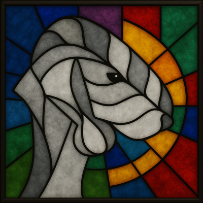 Witraż akrylowy – Bedington...