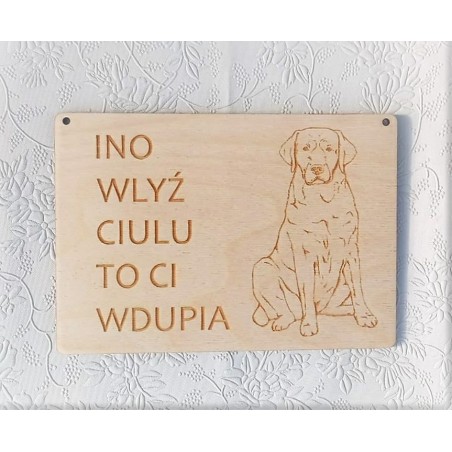 Tabliczka Labrador INO